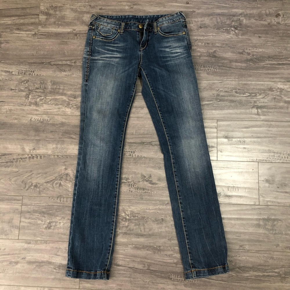 Express “Rerock” Straight Jeans